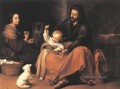 Die Heilige Familie 1650 Spanisch Barock Bartolome Esteban Murillo